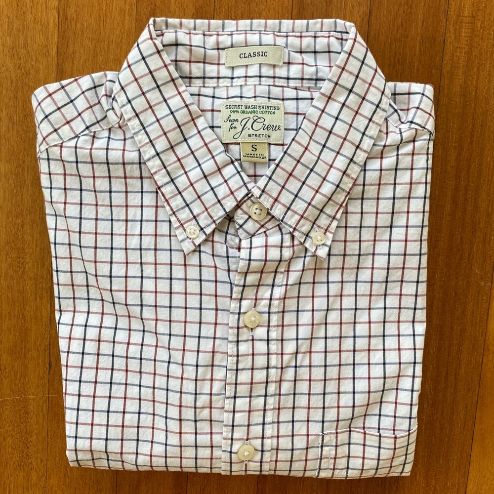 J.Crew Men’s Classic Stretch Secret Wash Shirt